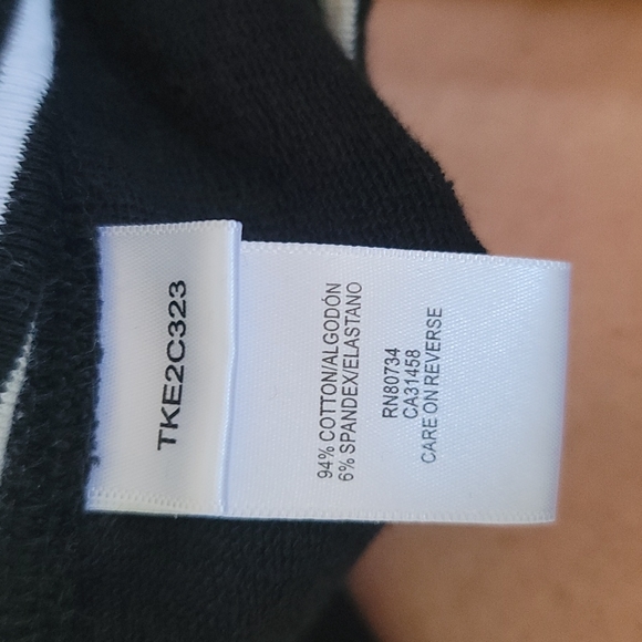 STUNNING BCBG black trackpants with side stripes - Picture 7 of 11